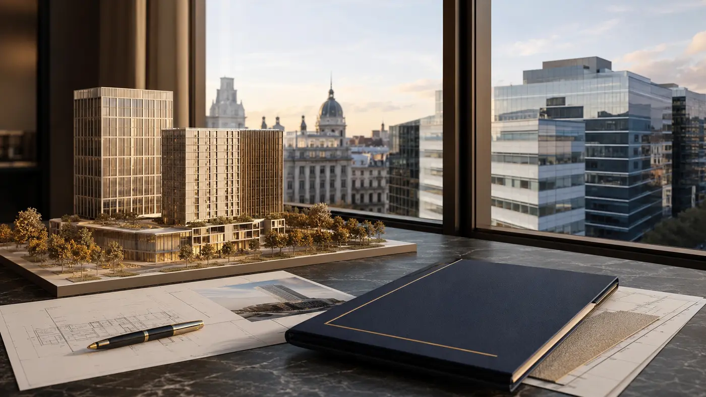 Edificio contemporáneo para inversión inmobiliaria en España